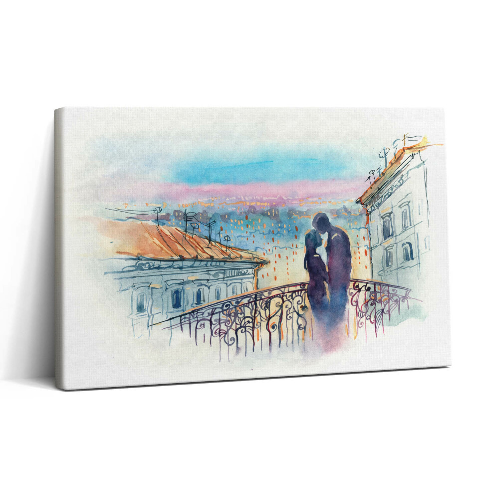 Tablou canvas 30x20 Un tablou al unui cuplu îndrăgostit