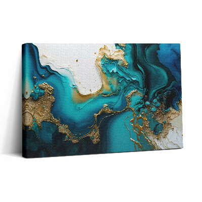 Tablou canvas 30x20 Abstracție turcoaz