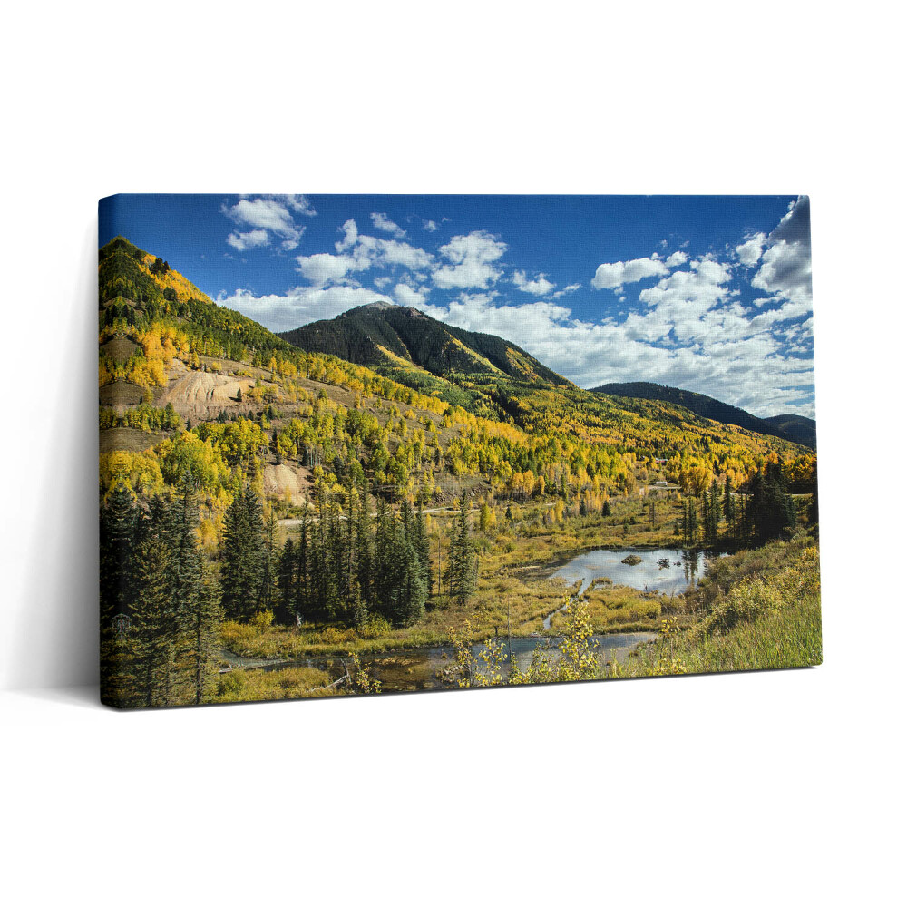 Tablou canvas 30x20 Peisaj cu vegetație montană