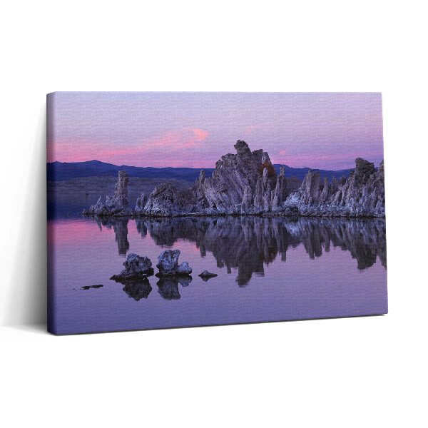 Tablou canvas 30x20 Reflexia rocilor în apă
