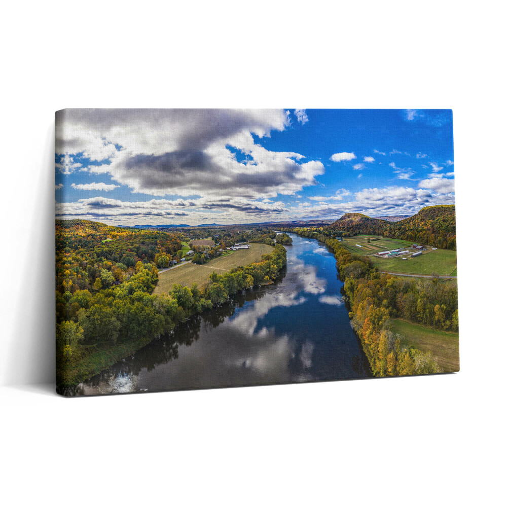 Tablou canvas 30x20 Reflexia cerului în râu