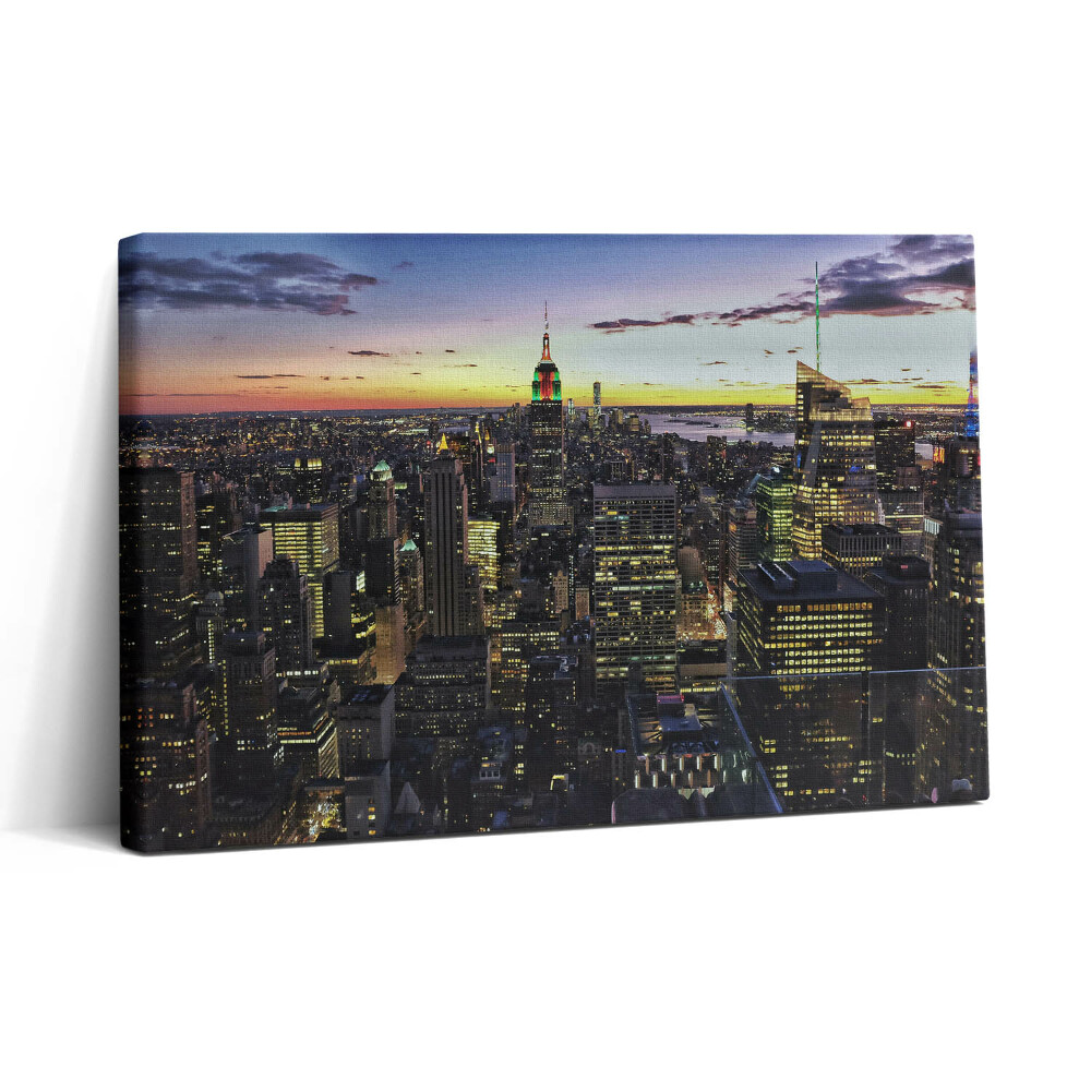 Tablou canvas 30x20 Oraș la apus