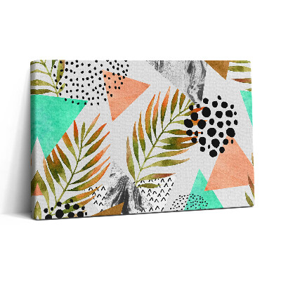 Tablou canvas 30x20 Model geometric abstract de vară