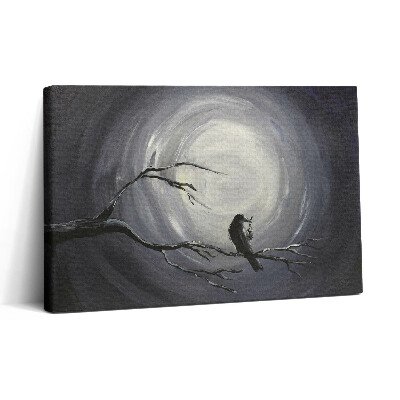 Tablou canvas 30x20 Corb în lumina lunii