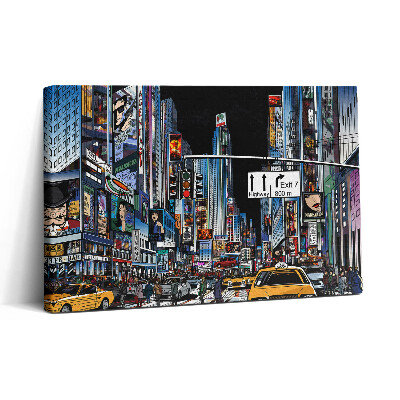 Tablou canvas 30x20 O viziune comică în New York