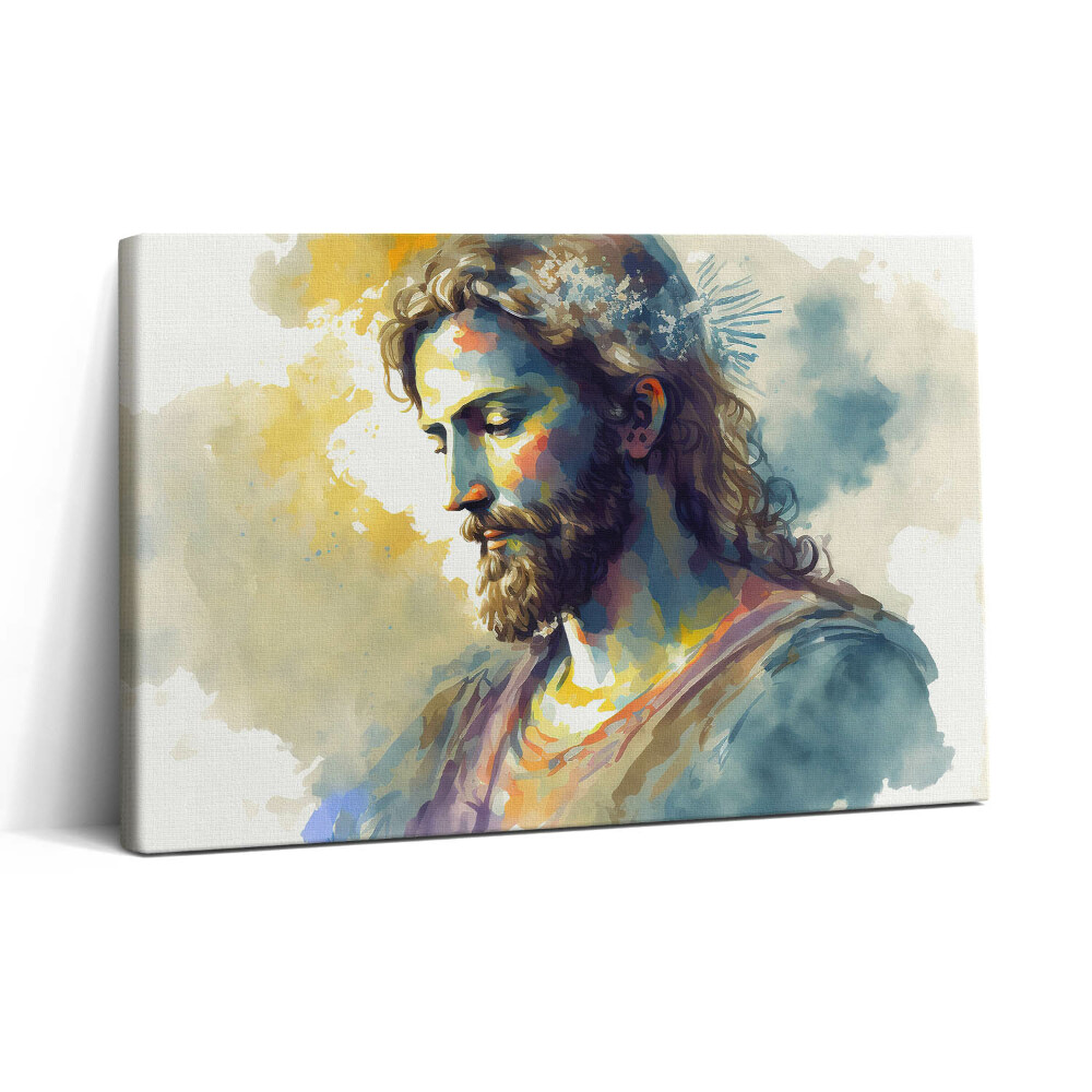 Tablou canvas 30x20 Pictură colorată a lui Isus