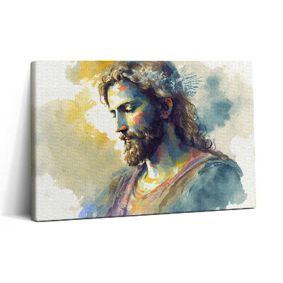 Tablou canvas 30x20 Pictură colorată a lui Isus