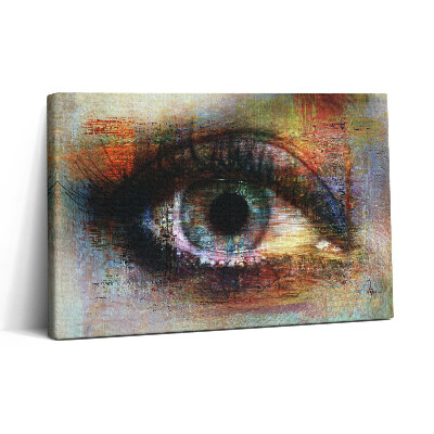 Tablou canvas 30x20 Artă stradală - Ochi texturat