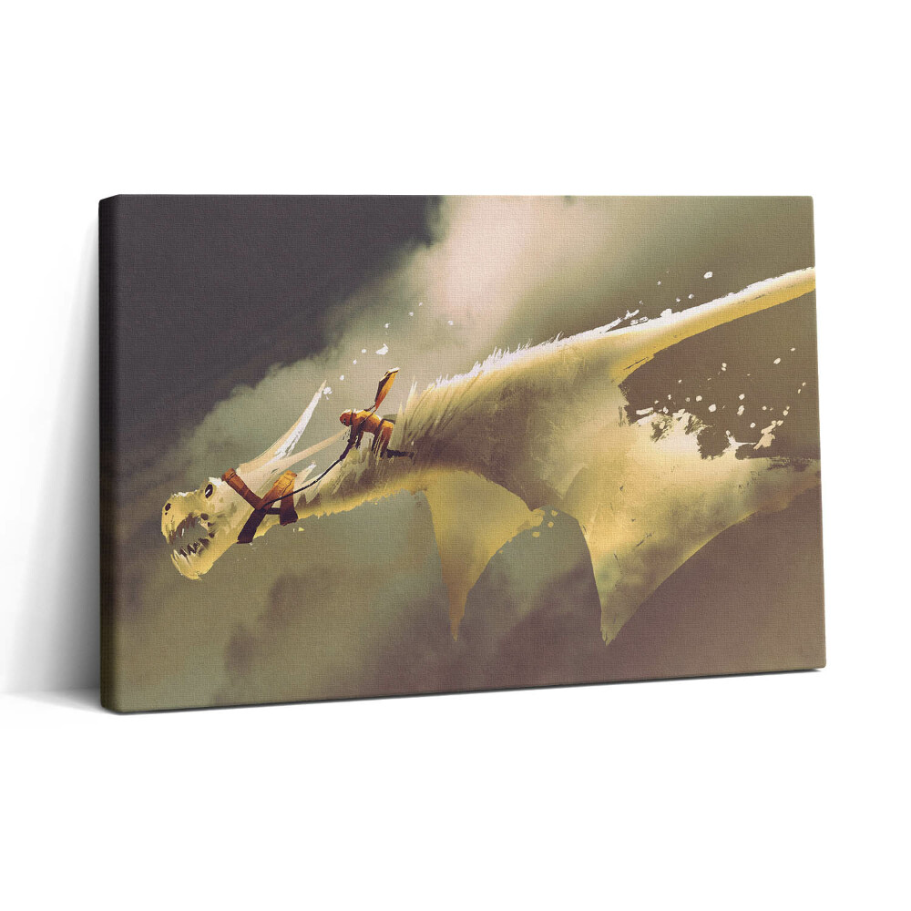 Tablou canvas 30x20 Ilustrație a Călărețului Dragonului