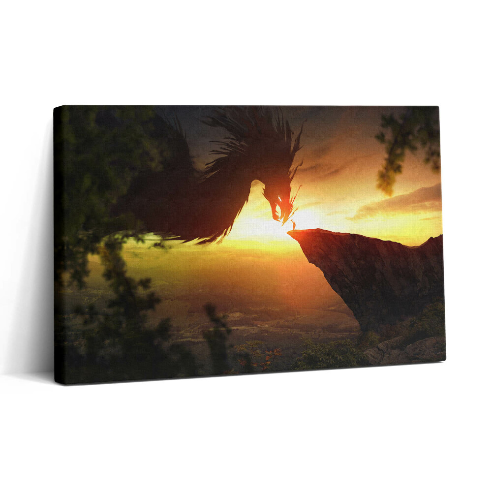 Tablou canvas 30x20 Lume fantastică - dragon