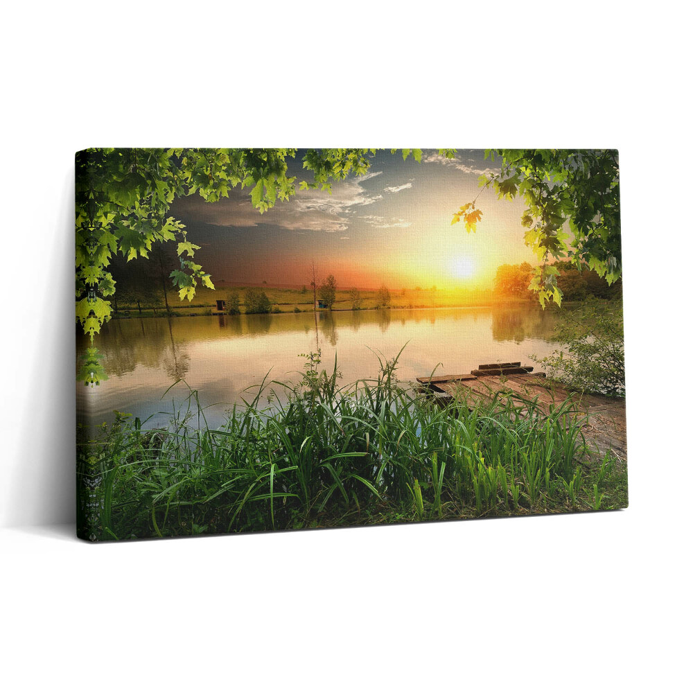 Tablou canvas 30x20 Apus de soare într-o zi de vară