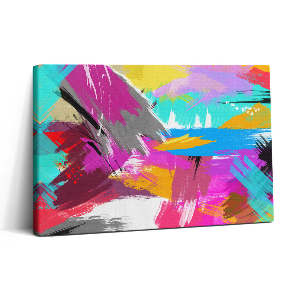 Tablou canvas 30x20 Tușe abstracte de pensulă