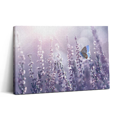 Tablou canvas 30x20 Fluture pe flori sălbatice