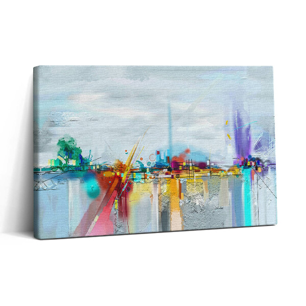 Tablou canvas 30x20 Peisaj abstract cu ulei