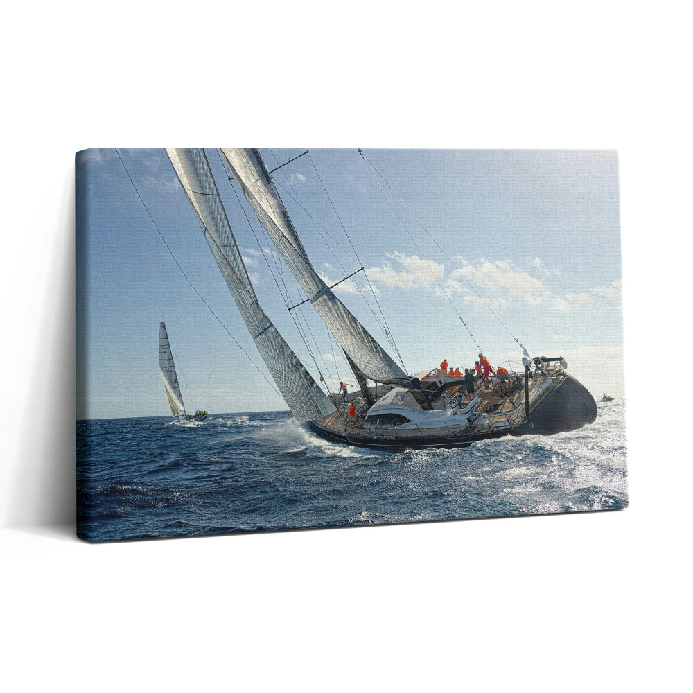 Tablou canvas 30x20 Regata de iahturi cu pânze