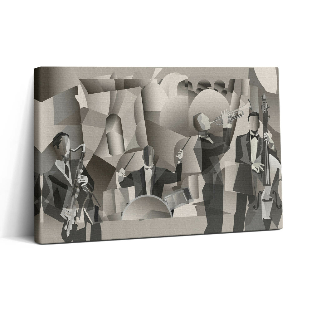 Tablou canvas 30x20 O orchestră de forme geometrice