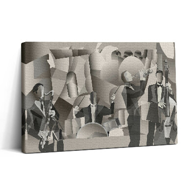 Tablou canvas 30x20 O orchestră de forme geometrice