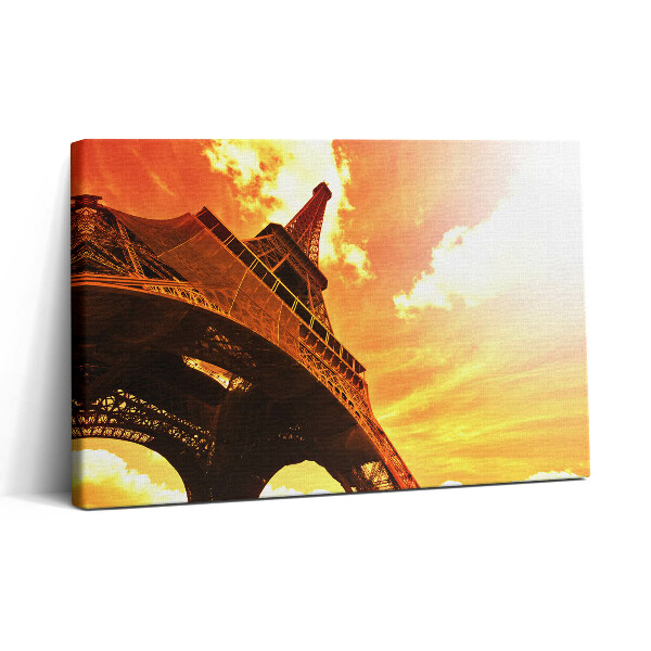 Tablou canvas 30x20 Atracția Turnului Eiffel din Paris