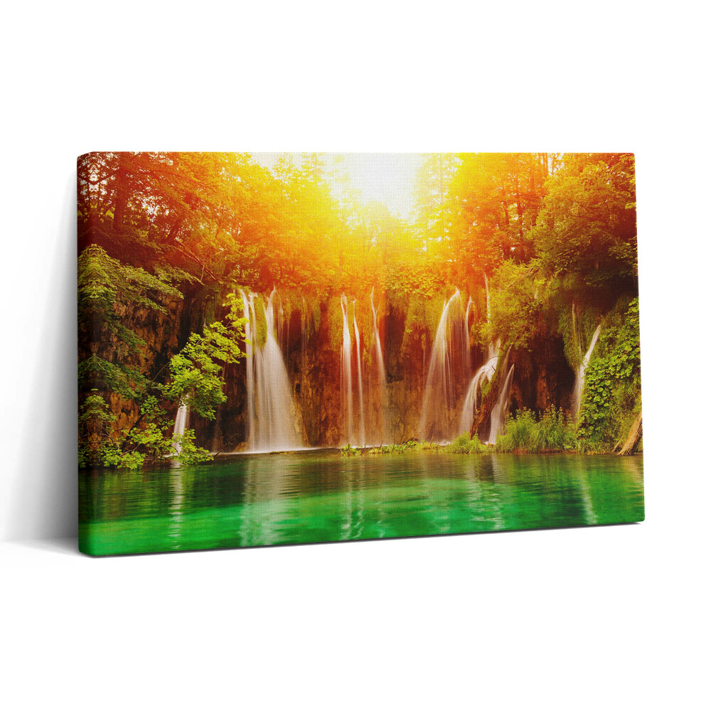 Tablou canvas 30x20 Vedere pitorească a cascadei