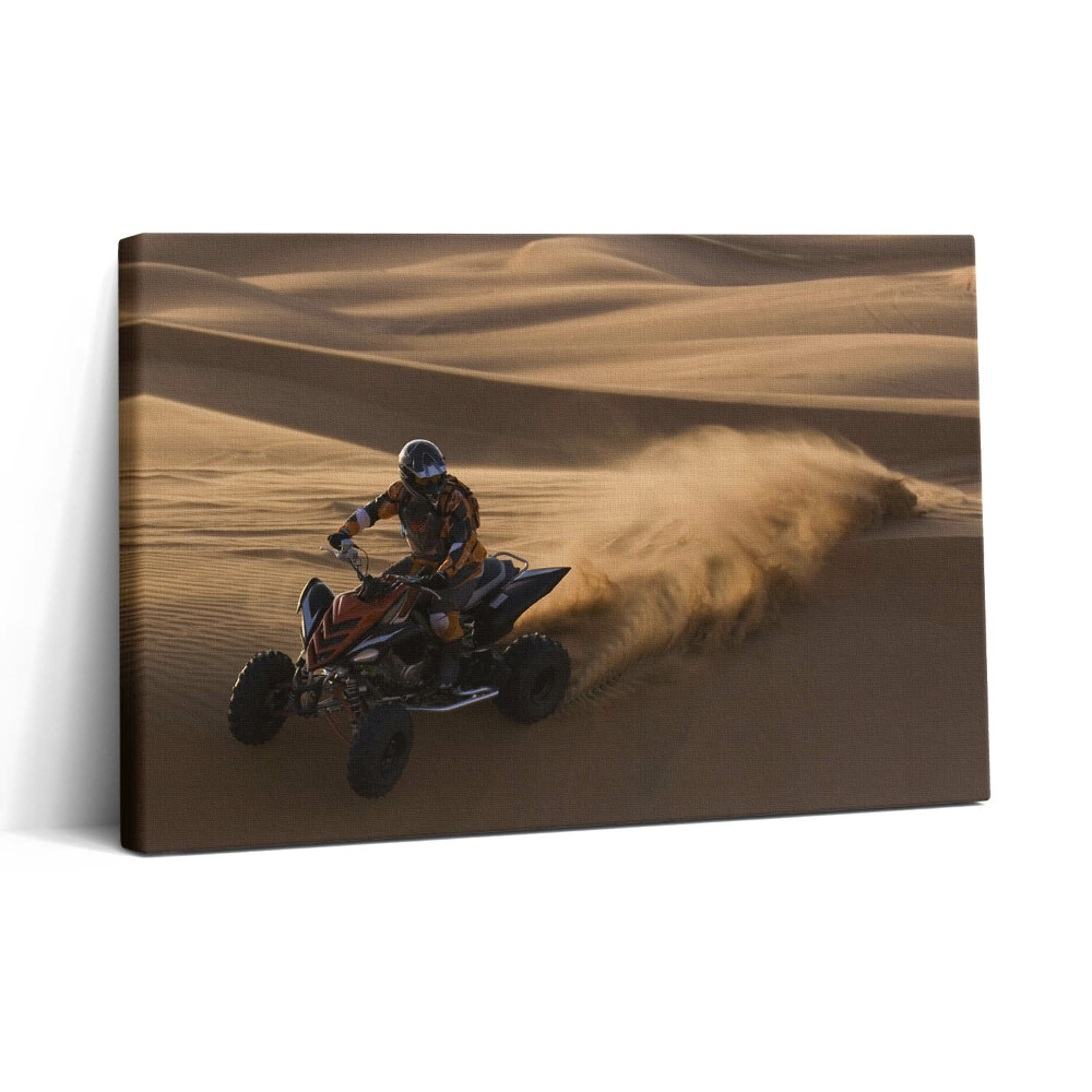 Tablou canvas 30x20 Plimbare cu ATV-ul în deșert