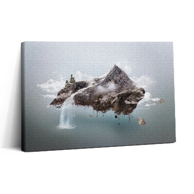 Tablou canvas 30x20 Insula Zburătoare și Cascada