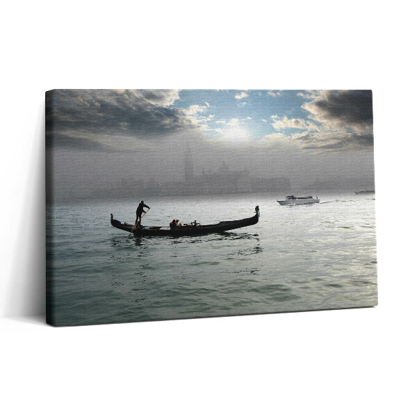 Tablou canvas 30x20 Gondole venețiene