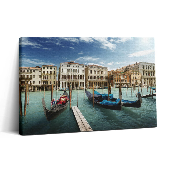 Tablou canvas 30x20 Gondole Veneția Italia