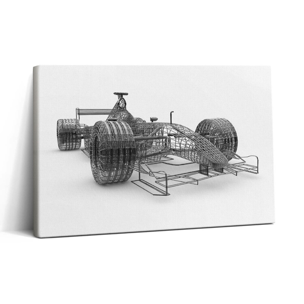 Tablou canvas 30x20 Designul tehnic al mașinii de F1