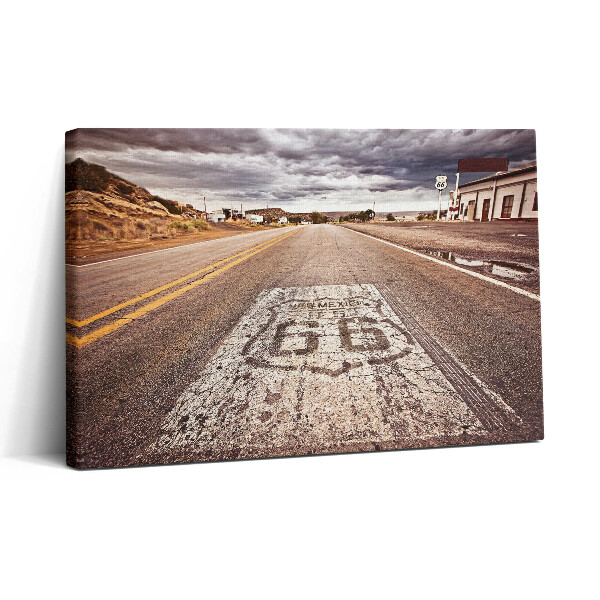 Tablou canvas 30x20 Ruta SUA 66