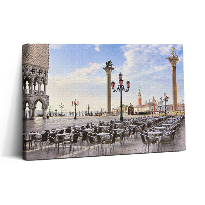 Tablou canvas 30x20 Piața tradițională din Veneția