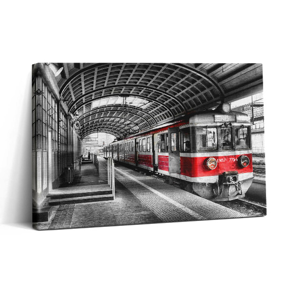 Tablou canvas 30x20 Vechea platformă de cale ferată
