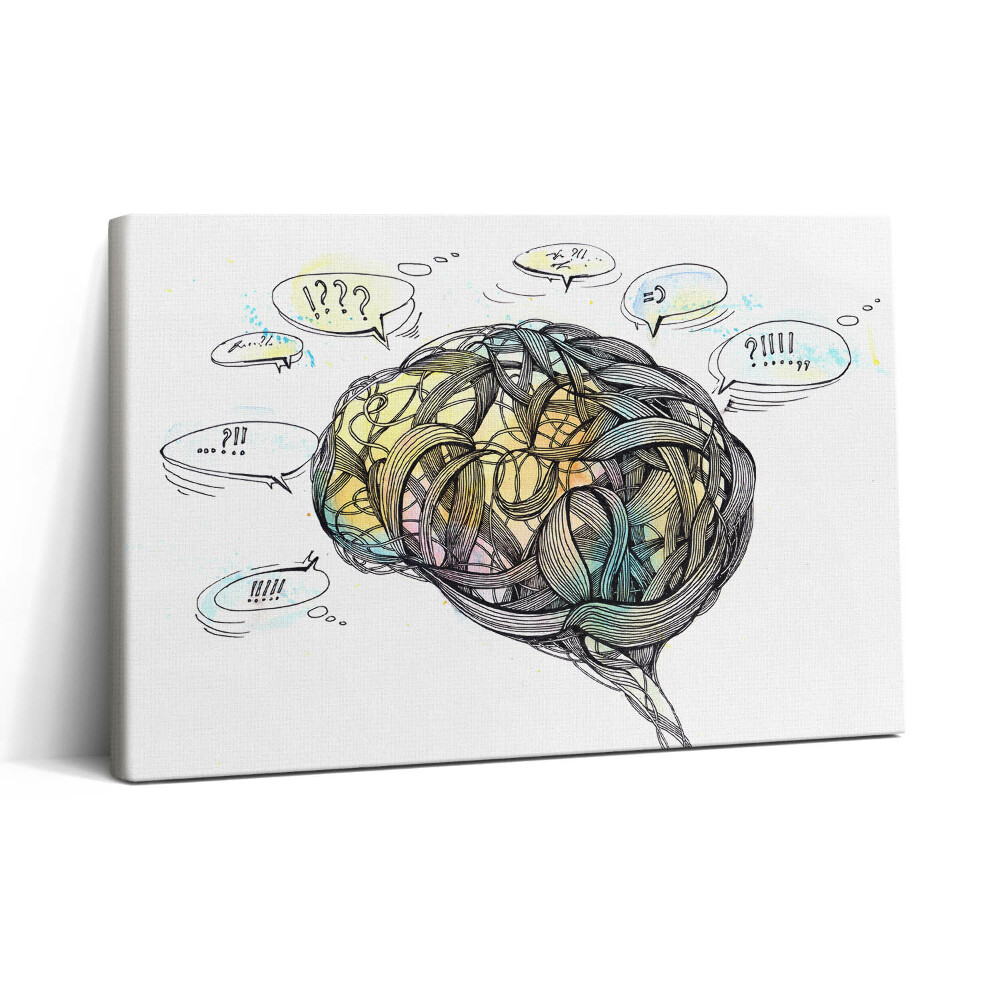 Tablou canvas 30x20 Reprezentarea artistică a creierului