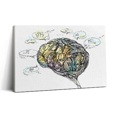 Tablou canvas 30x20 Reprezentarea artistică a creierului