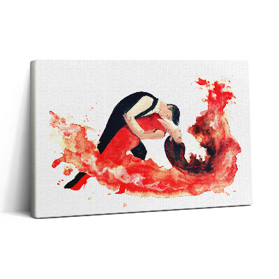 Tablou canvas 30x20 Tango senzual plin de emoții