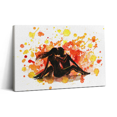 Tablou canvas 30x20 Un cuplu îndrăgostit