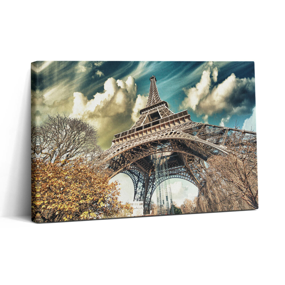 Tablou canvas 30x20 Vedere minunată asupra Turnului Eiffel