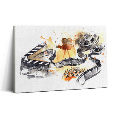 Tablou canvas 30x20 Fotografii - aparat foto și casete de film