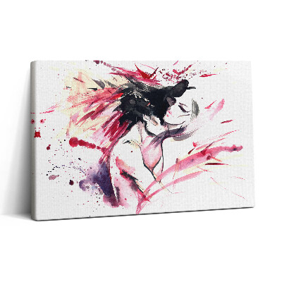 Tablou canvas 30x20 Abstracția a două persoane