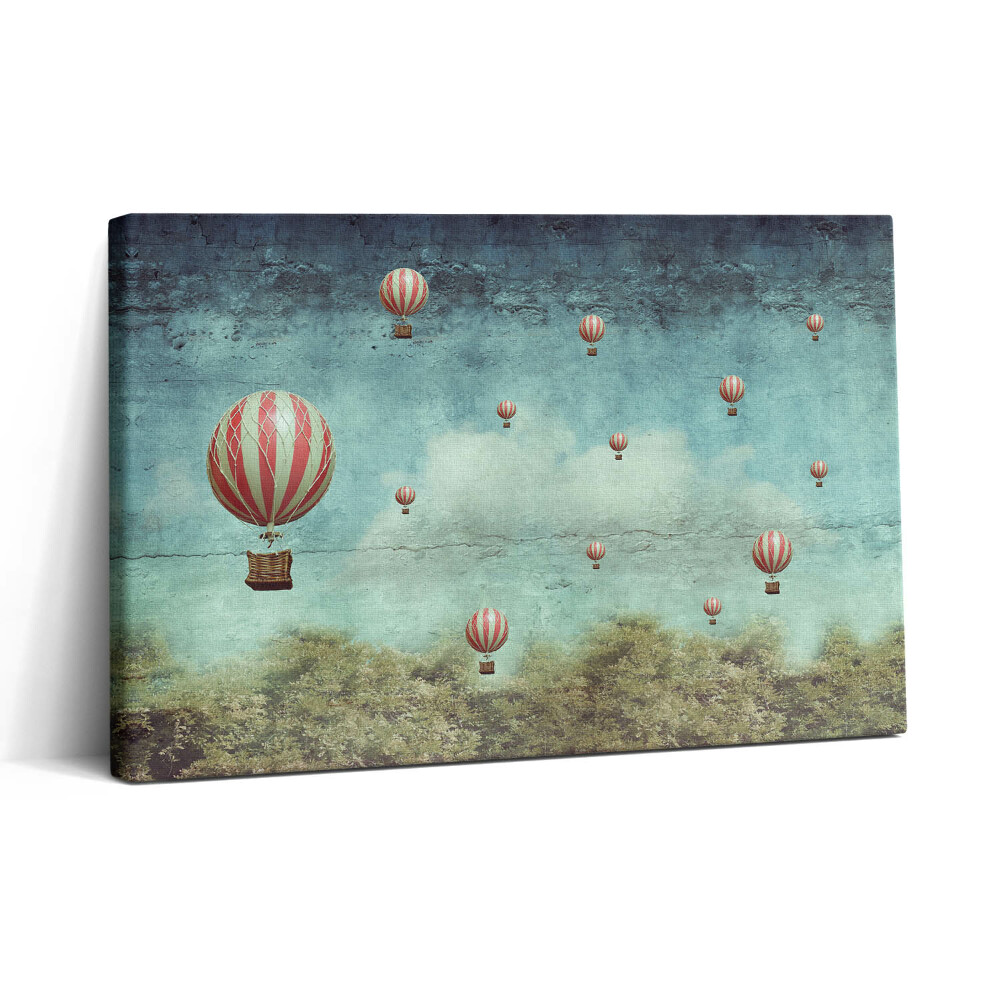 Tablou canvas 30x20 Baloane care zboară pe cer