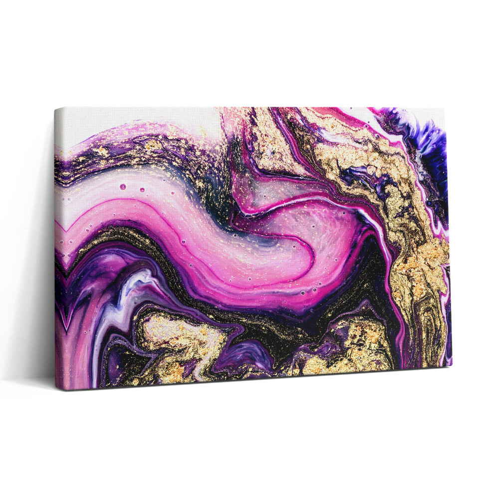 Tablou canvas 30x20 Rezumat de marmură cu aur