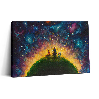 Tablou canvas 30x20 Rezumatul ilustrației Micul Prinț
