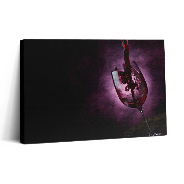 Tablou canvas 30x20 Un pahar de vin