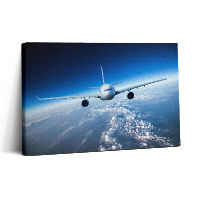 Tablou canvas 30x20 Avion deasupra norilor