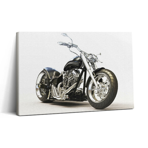 Tablou canvas 30x20 Motocicletă neagră