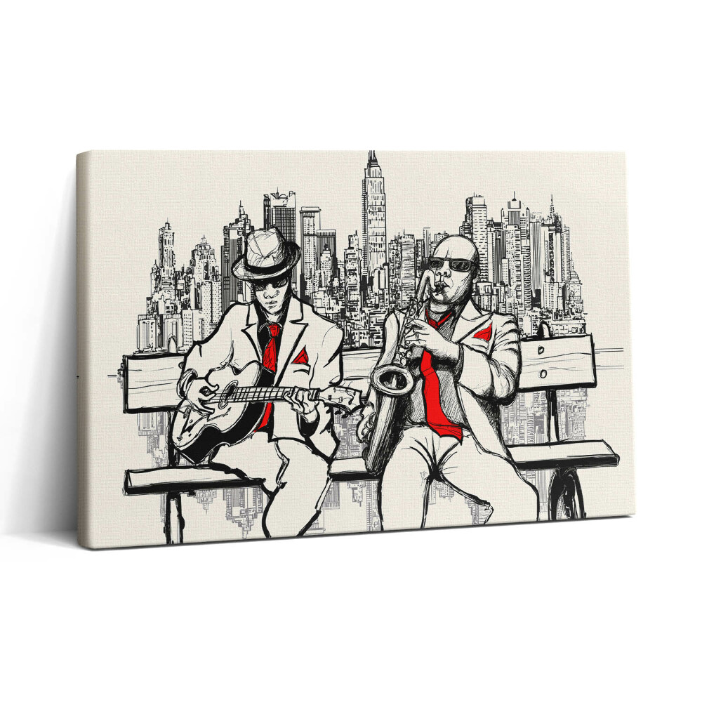 Tablou canvas 30x20 Jazzul în New York