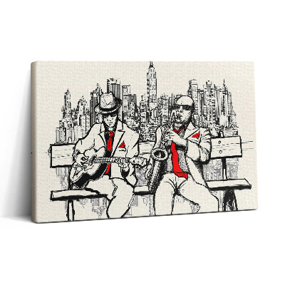 Tablou canvas 30x20 Jazzul în New York