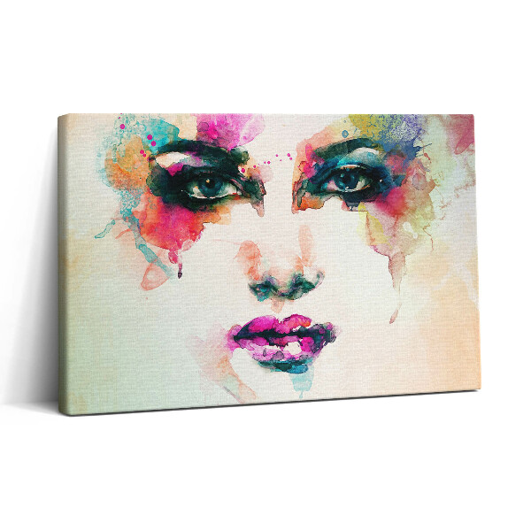 Tablou canvas 30x20 Față de femeie abstractă