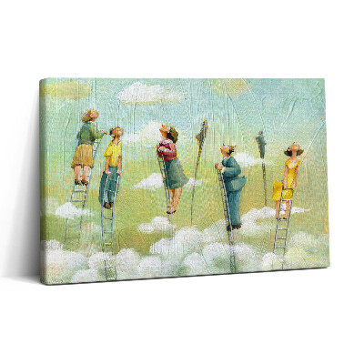 Tablou canvas 30x20 Oamenii de pe scară