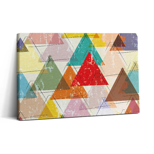 Tablou canvas 30x20 Model geometric triunghiular