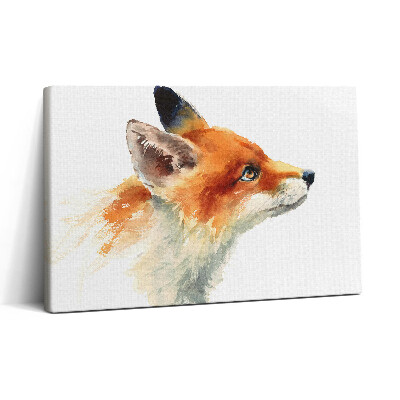 Tablou canvas 30x20 Vulpe tânără în acuarelă